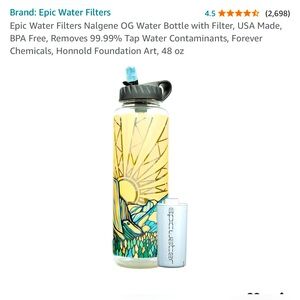 Filtered Survival Water Bottle